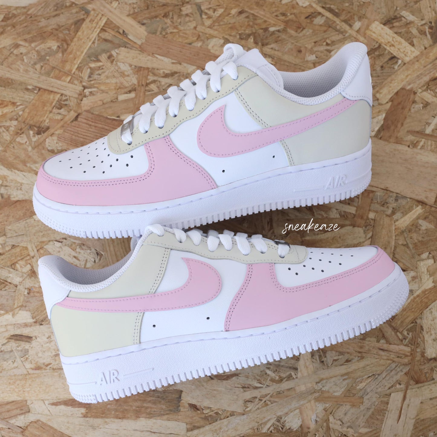 Bicolor pastel (couleur au choix) - Air Force 1 custom