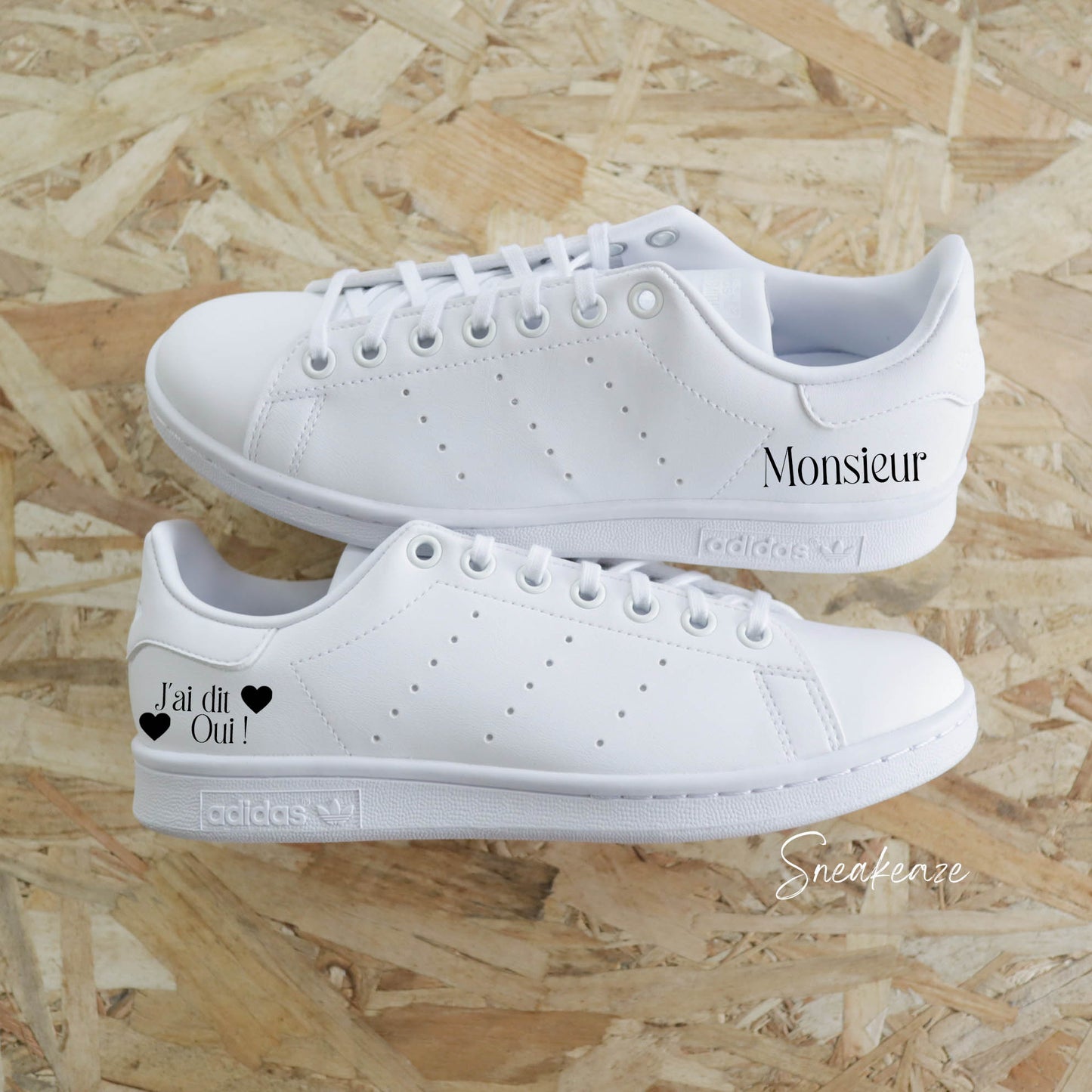 Monsieur - Stan Smith custom mariage