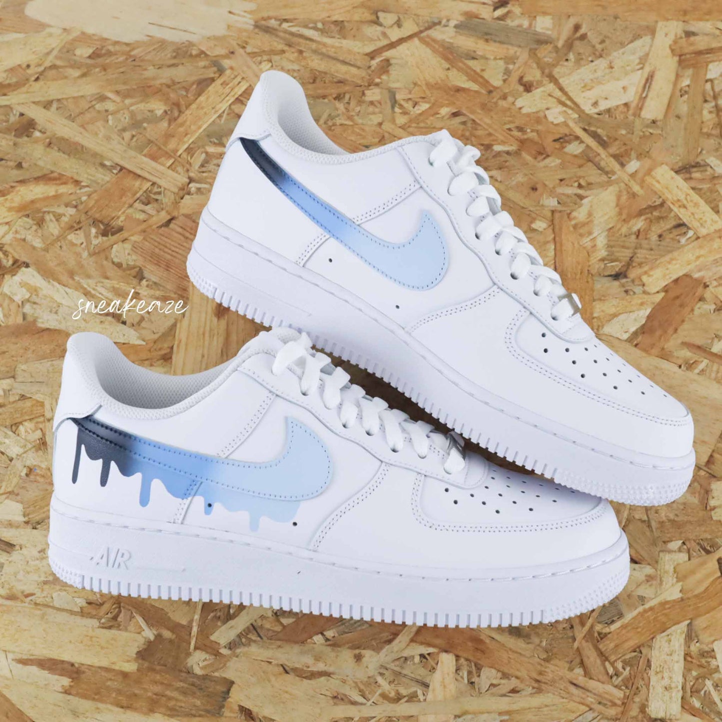 Drip Dégradé (couleur au choix) - Air Force 1 custom - SNEAKEAZE CUSTOMS