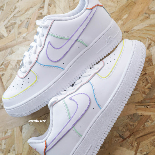 Outline (couleur au choix) - Air Force 1 custom - SNEAKEAZE CUSTOMS