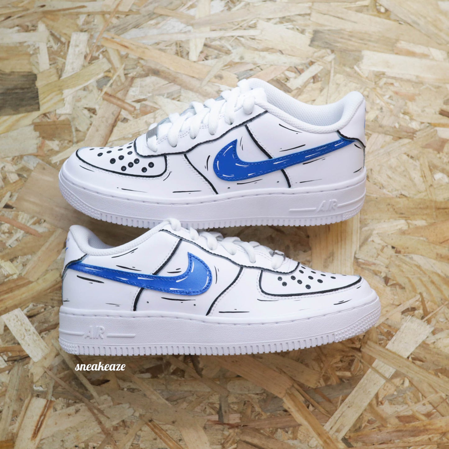 Color sketch (couleur au choix) - Air Force 1 custom
