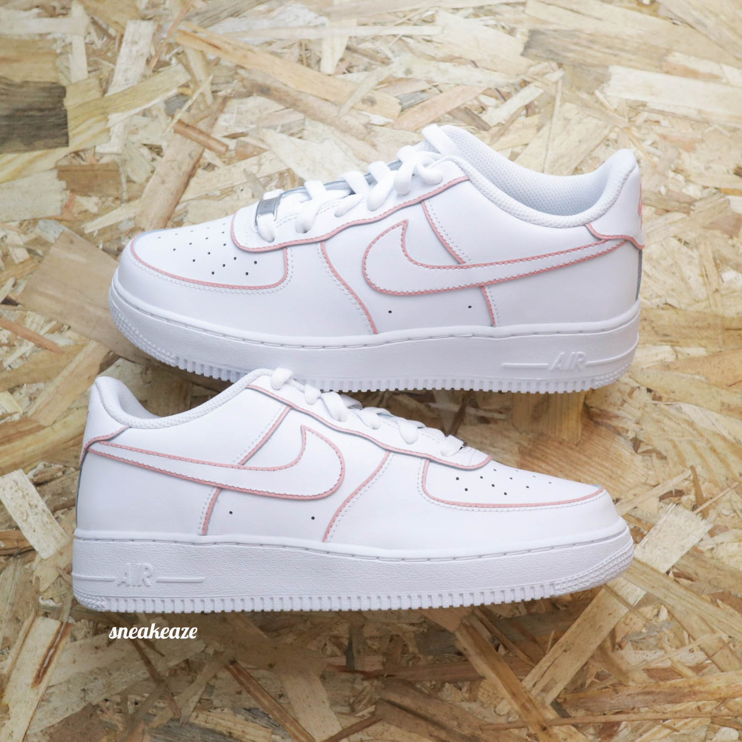 nike air force 1 custom lines outline sneakers af1 fashion sneakeaze