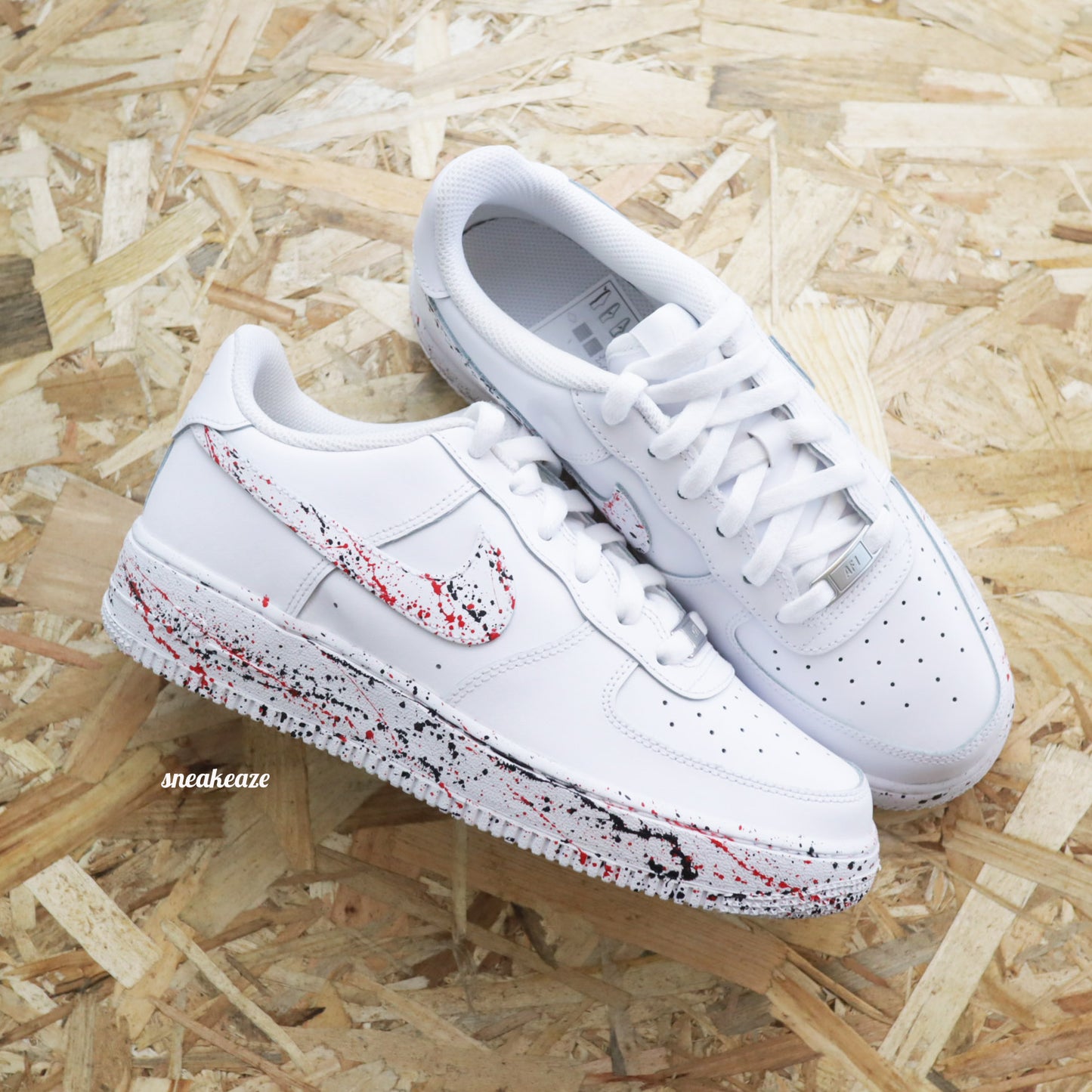 Splash - Air Force 1 custom - SNEAKEAZE CUSTOMS