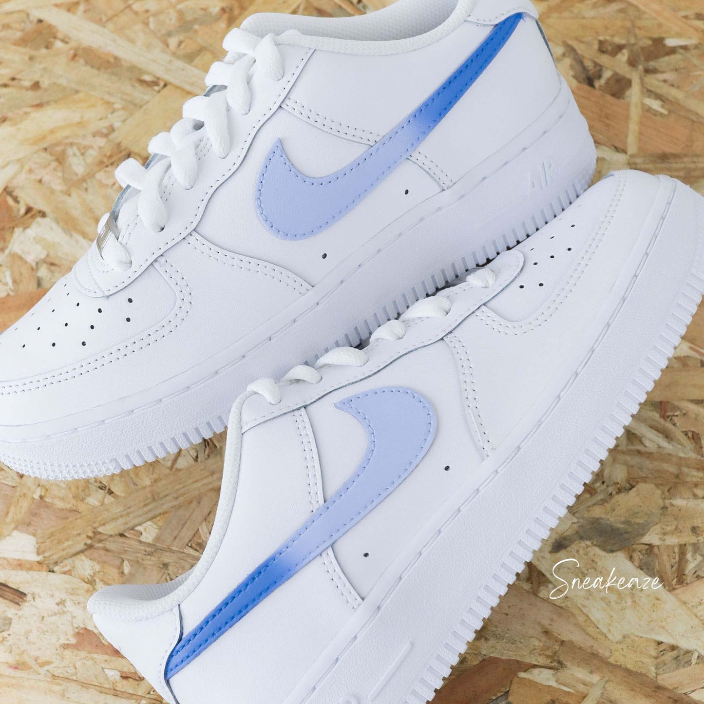 Swoosh dégradé (couleur au choix) - Air Force 1 custom enfant
