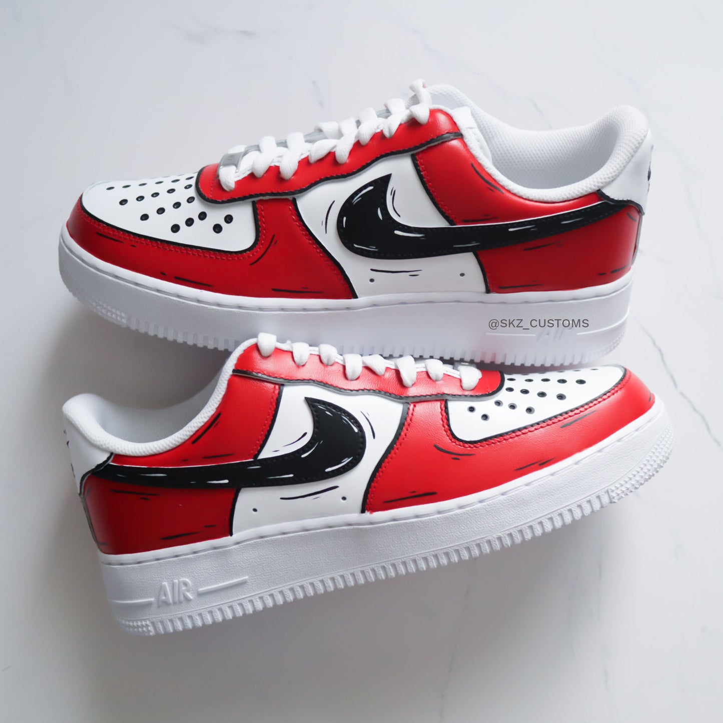 nike air force 1 custom sketch lila violet pastel cartoon art dessin sneakers af1