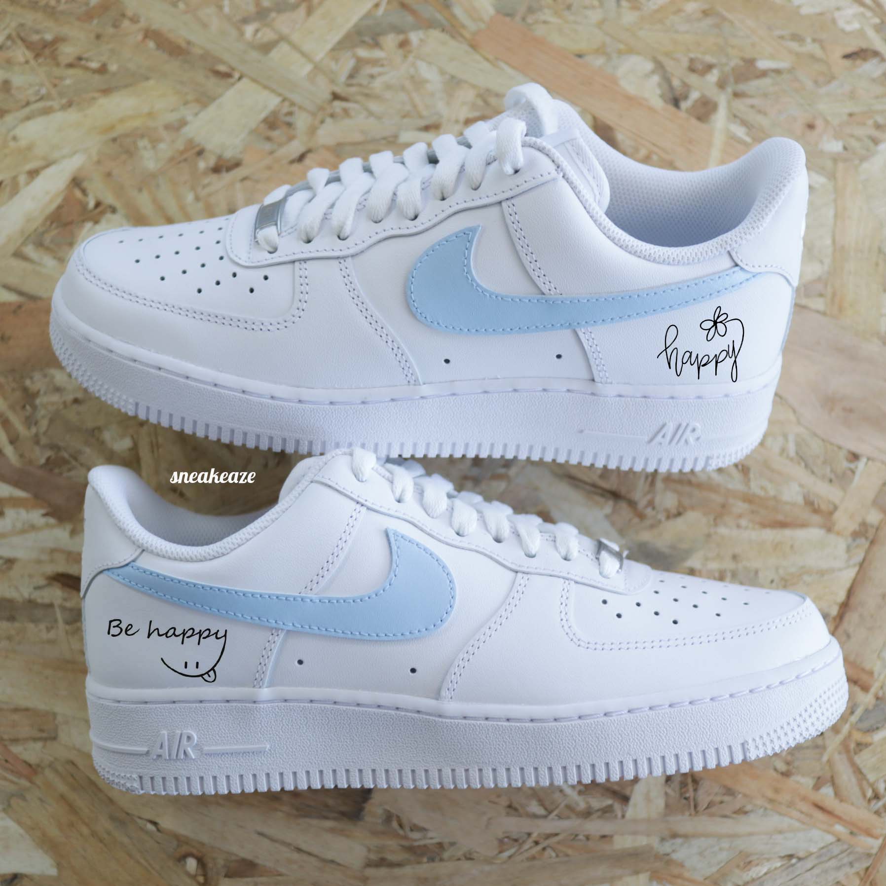 Nike air force fashion 1 femme bleu pastel