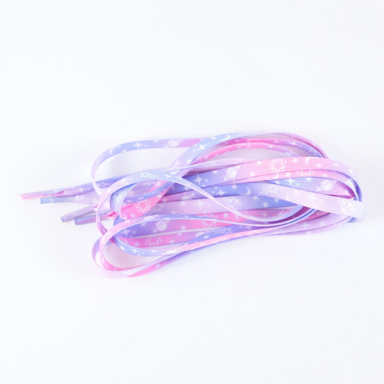 Lacets plats - galaxy pastel - SNEAKEAZE CUSTOMS