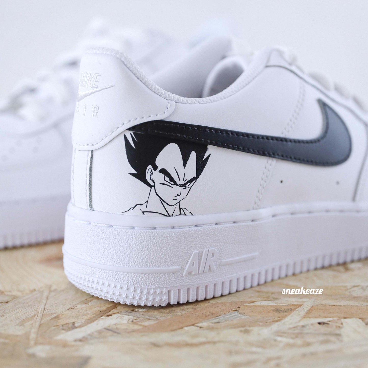 nike air force 1 custom dbz manga dragon ball z vegeta af1 sneakers sneakeaze