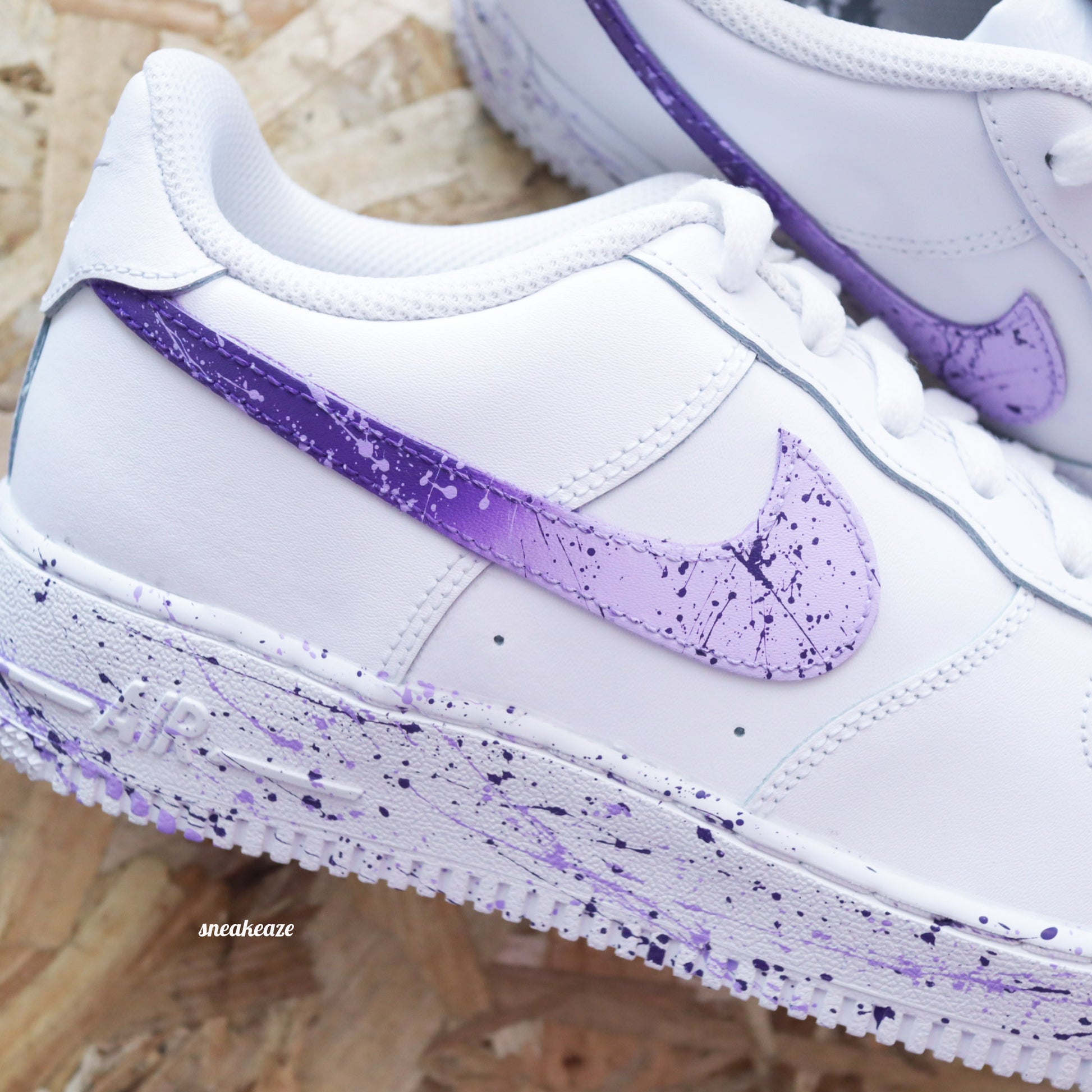 Splash dégradé - Air Force 1 custom - SNEAKEAZE CUSTOMS