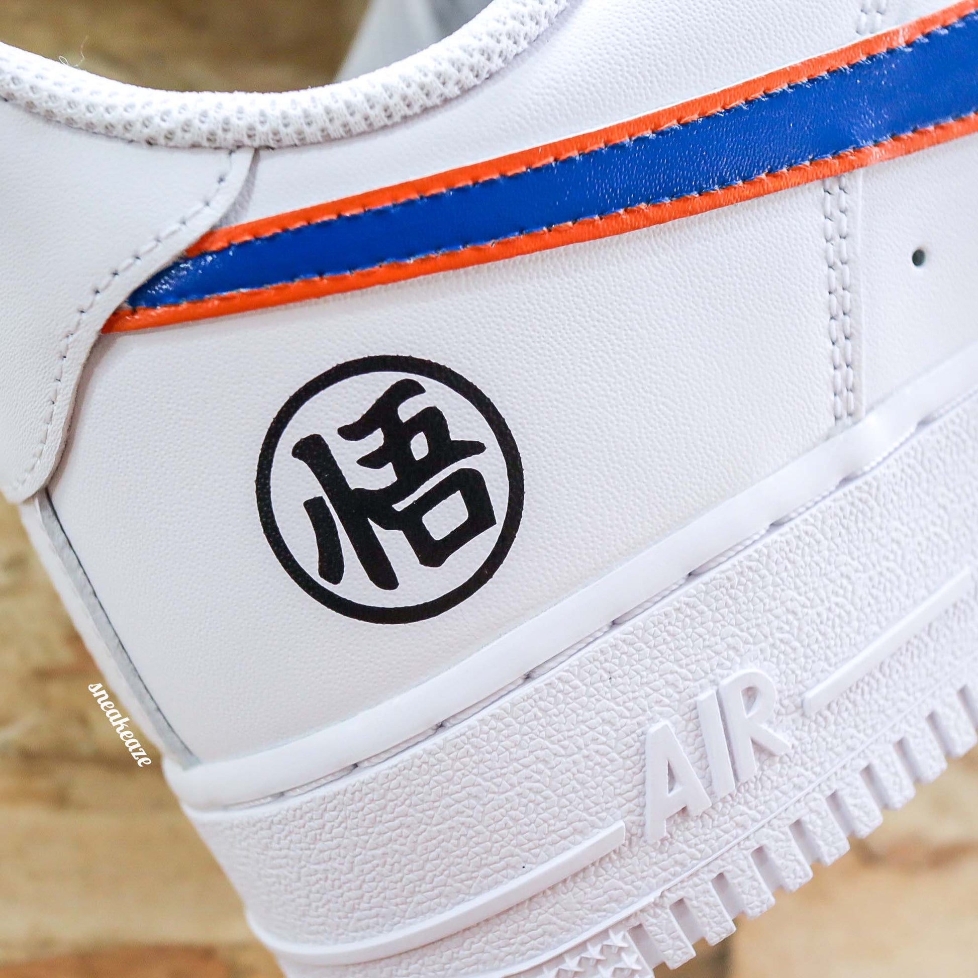 nike air force 1 custom dbz manga dragon ball z goku af1 sneakers sneakeaze