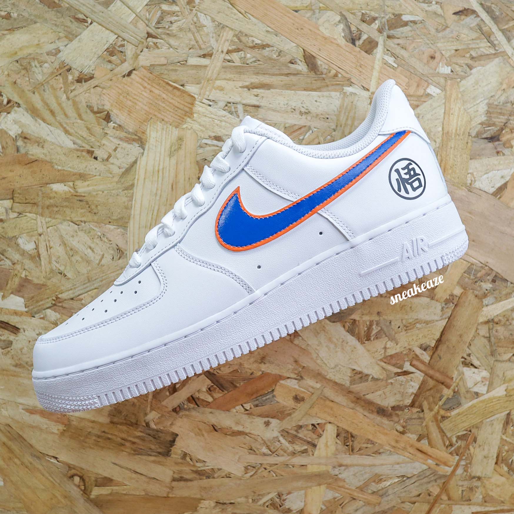 nike air force 1 custom dbz manga dragon ball z goku af1 sneakers sneakeaze