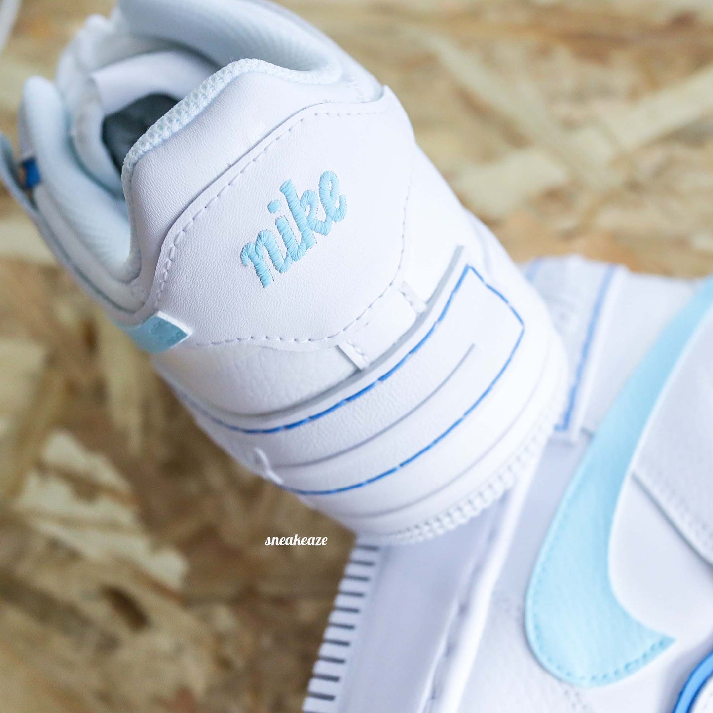 Nike Air Force 1 Shadow Custom - pastel tones - SNEAKEAZE CUSTOMS skz