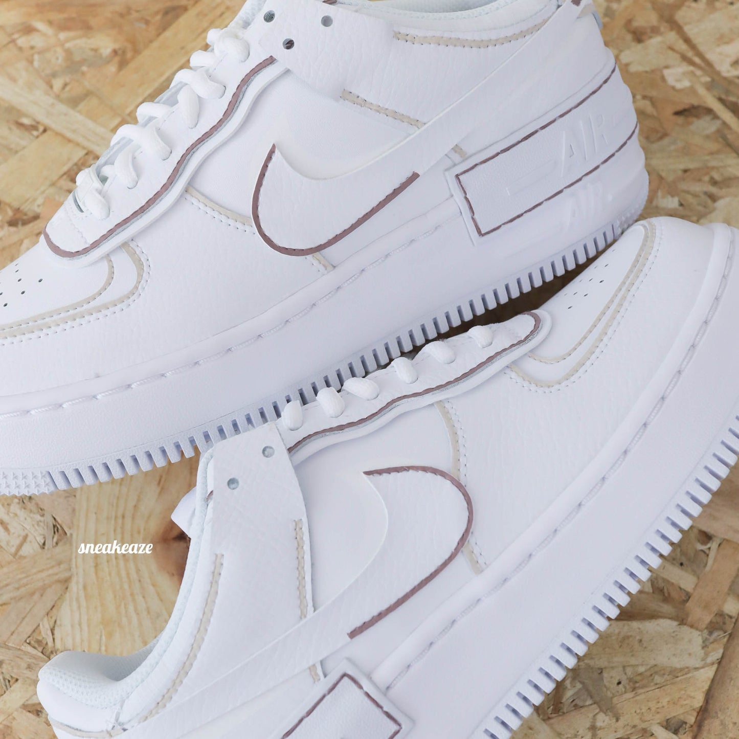 Pastel Lines - Air Force 1 Shadow custom - SNEAKEAZE CUSTOMS