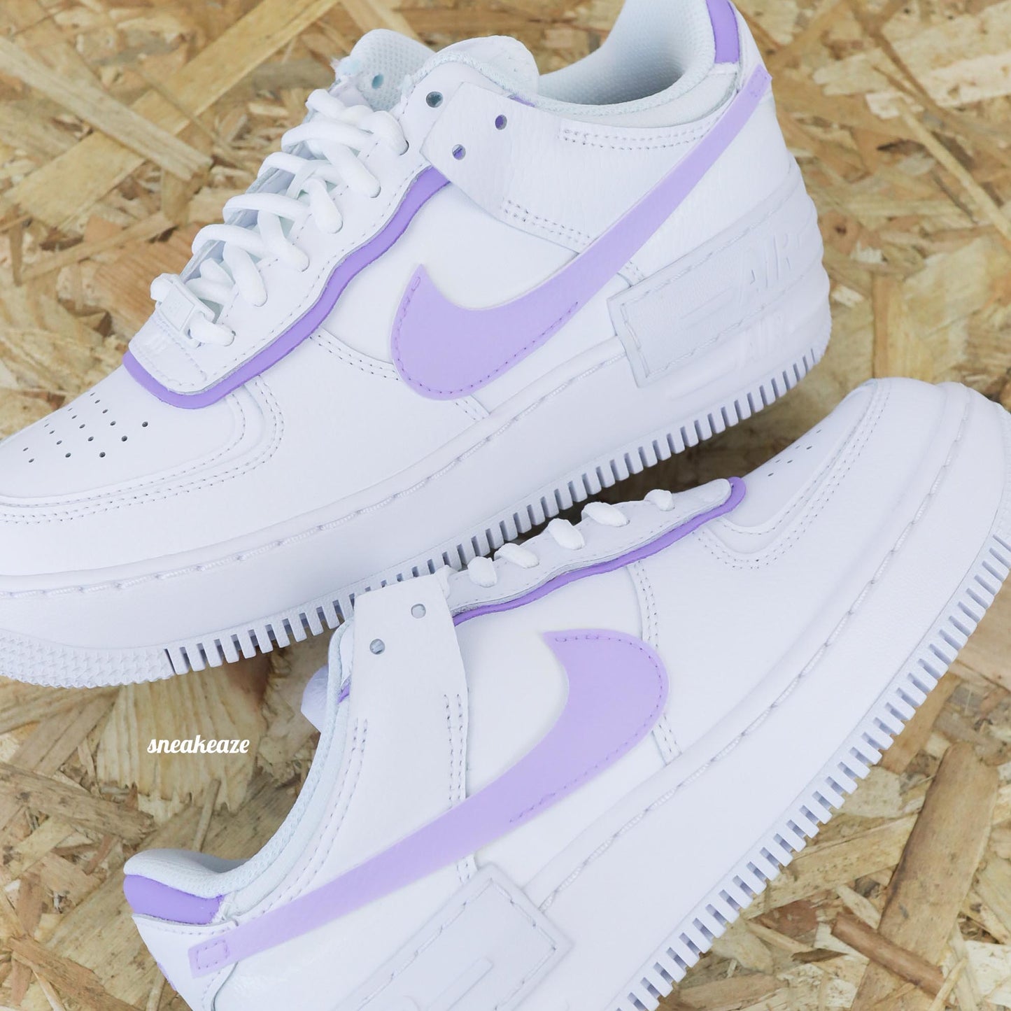 Pastel Tones - Air Force 1 Shadow custom - SNEAKEAZE CUSTOMS