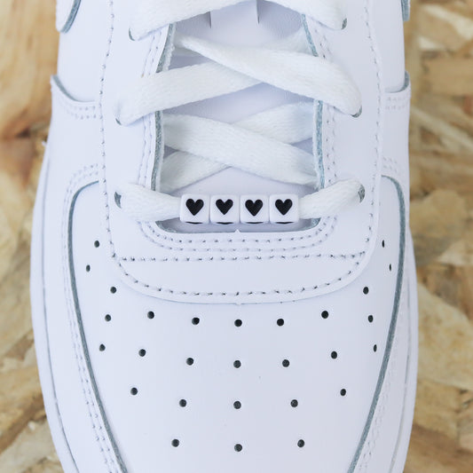 accessoires pour baskets nike custom air force 1 jordan air max 1 heart coeur sneakeaze customs skz