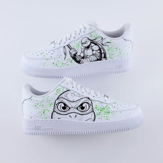 sneakers personnalisées tortues ninja léonardo raphaël donatello michelangelo