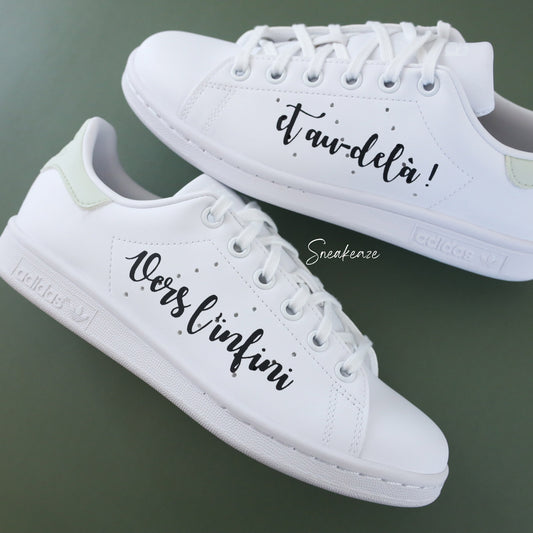 Adidas Stan Smith mariage - chaussures personnalisées sur-mesure pour les mariage personnalisation prénom et date