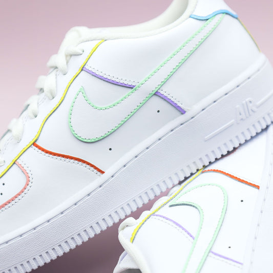 Baskets personnalisables nike pastel made in France