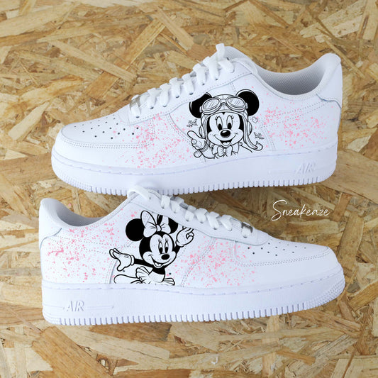 sneaker custom disney nike air force 1 enfant prénom personnalisé