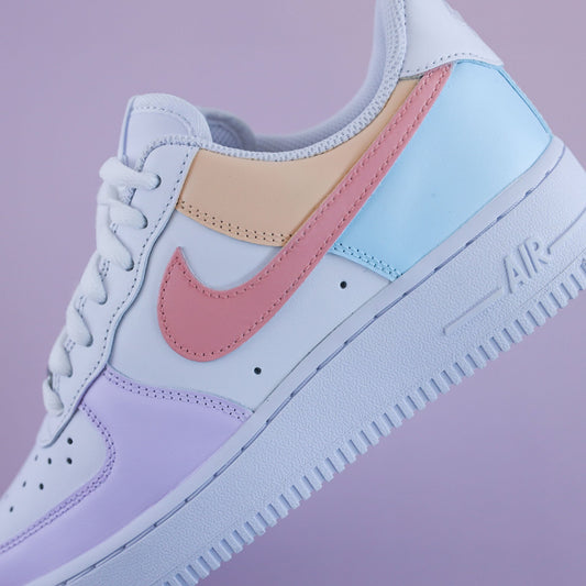 Nike air force 1 custom fille candy sneakers peint à la main France