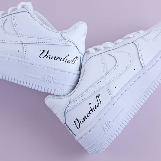 Nike Air Force 1 personnalisées danse – sneakers custom cadeau de fin d’année pour professeur de danse sneakeaze customs