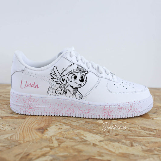 chaussure nike air force 1 enfant personnalisée pat patrouille