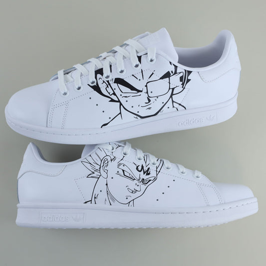 chaussures personnalisées dragon ball z vegeta custom sneaker adidas
