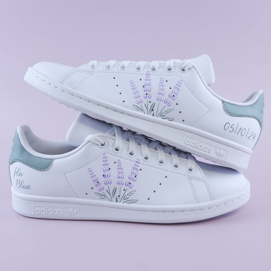 sneakers-mariage-nature-custom-adidas-stan-smith-design-lavande-florale-provençale