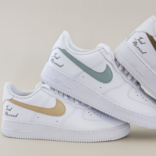 chaussures de mariage personnalisables air force mariage style élégant