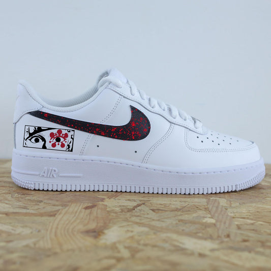 Chaussure Nike custom manga avec œil Sukuna