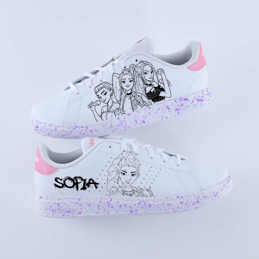 sneakers custom demon hunters personnalisables sur air force 1