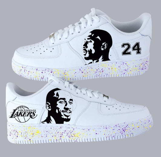 nike air force 1 personnalisée portrait peint à la main