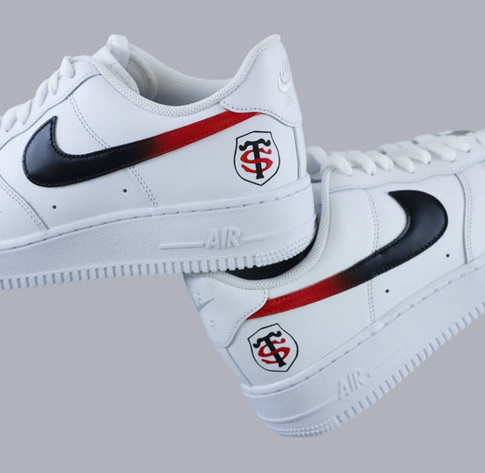 chaussure nike air force 1 design personnalisé club rugby