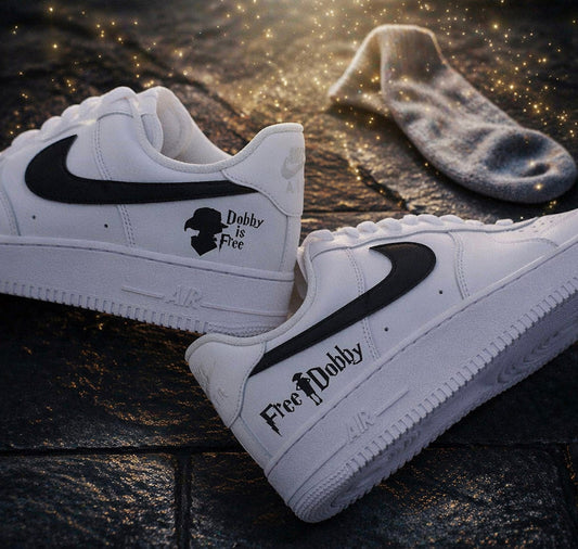 Sneakers Nike AF1 custom avec illustration Dobby is Free