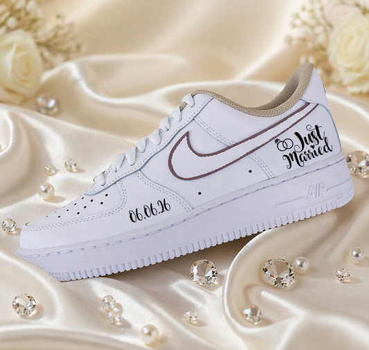 Chaussures de mariage personnalisées style moderne pour mariée