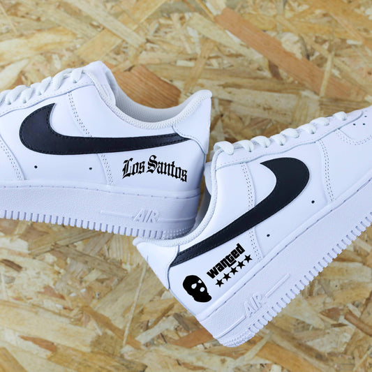 air force 1 wanted edition nike custom GTA san andreas sneakers gangsta