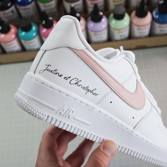 nike air force one mariage baskets de mariage personnalisées air force 1 wedding sneakers mariage