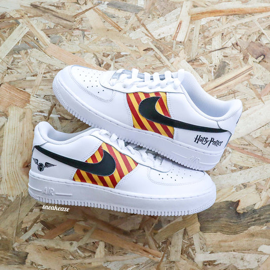 nike air force 1 custom harry potter sorcier poudlard sneakers af1 sneakeaze