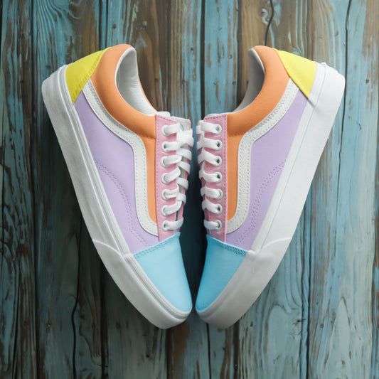 vans old skool custom pastel 