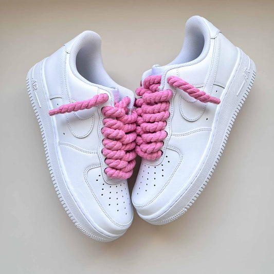 nike air force 1 rope laces sneakers custom gros lacets en corde af1 big laces baskets custom homme