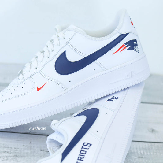 nike air force 1 custom NFL patriots