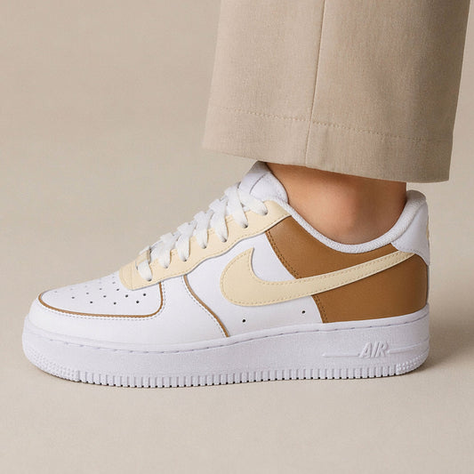 Idée cadeau baskets femme Nike Air Force 1 custom artisanat unique