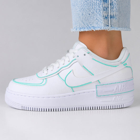 Nike Air Force 1 Shadow unique avec détails couleur menthe