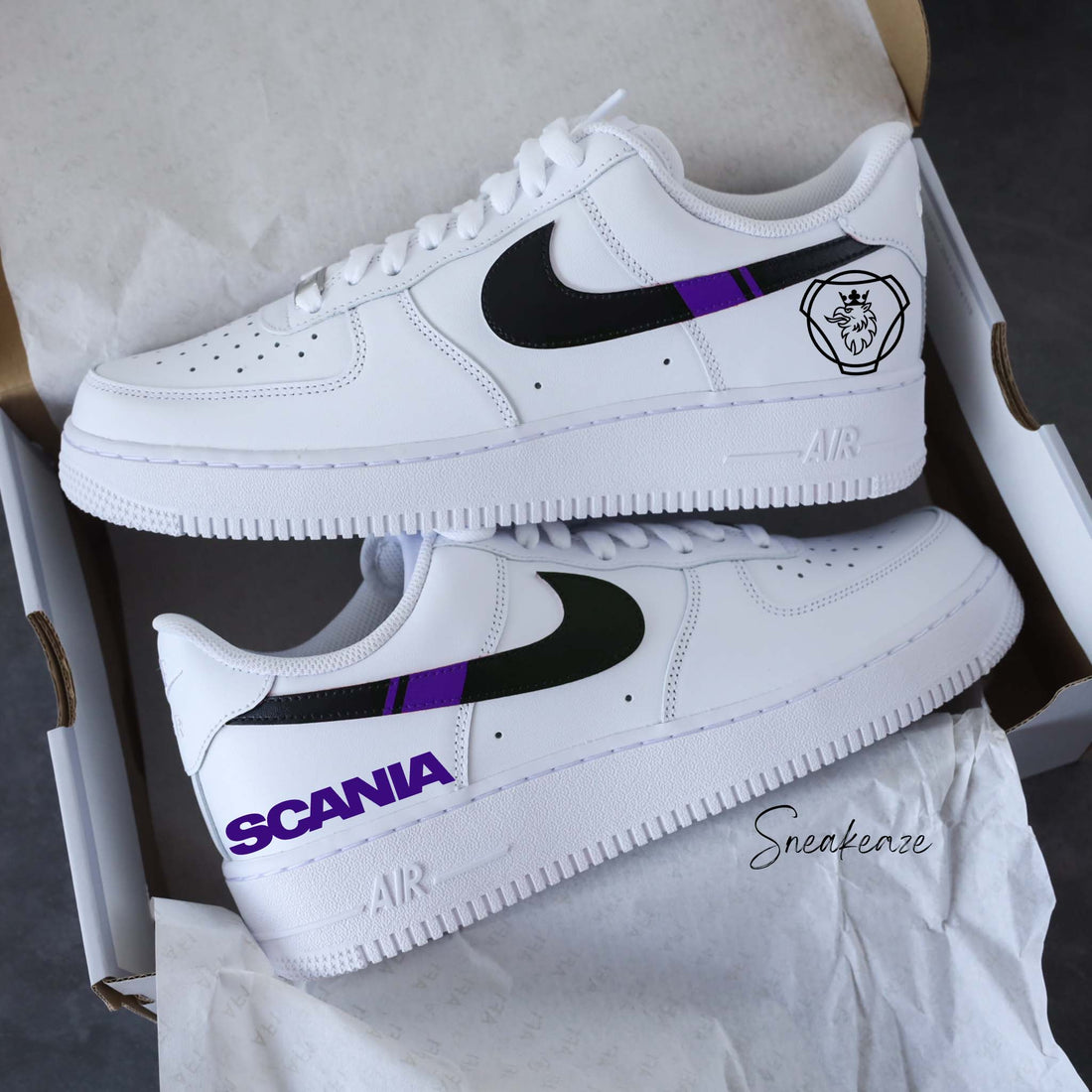 Nike Air Force 1 Custom - Scania sneakeaze customs