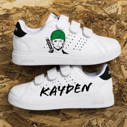 Adidas Advantage Custom Enfant Roronoa Zoro & Prénom