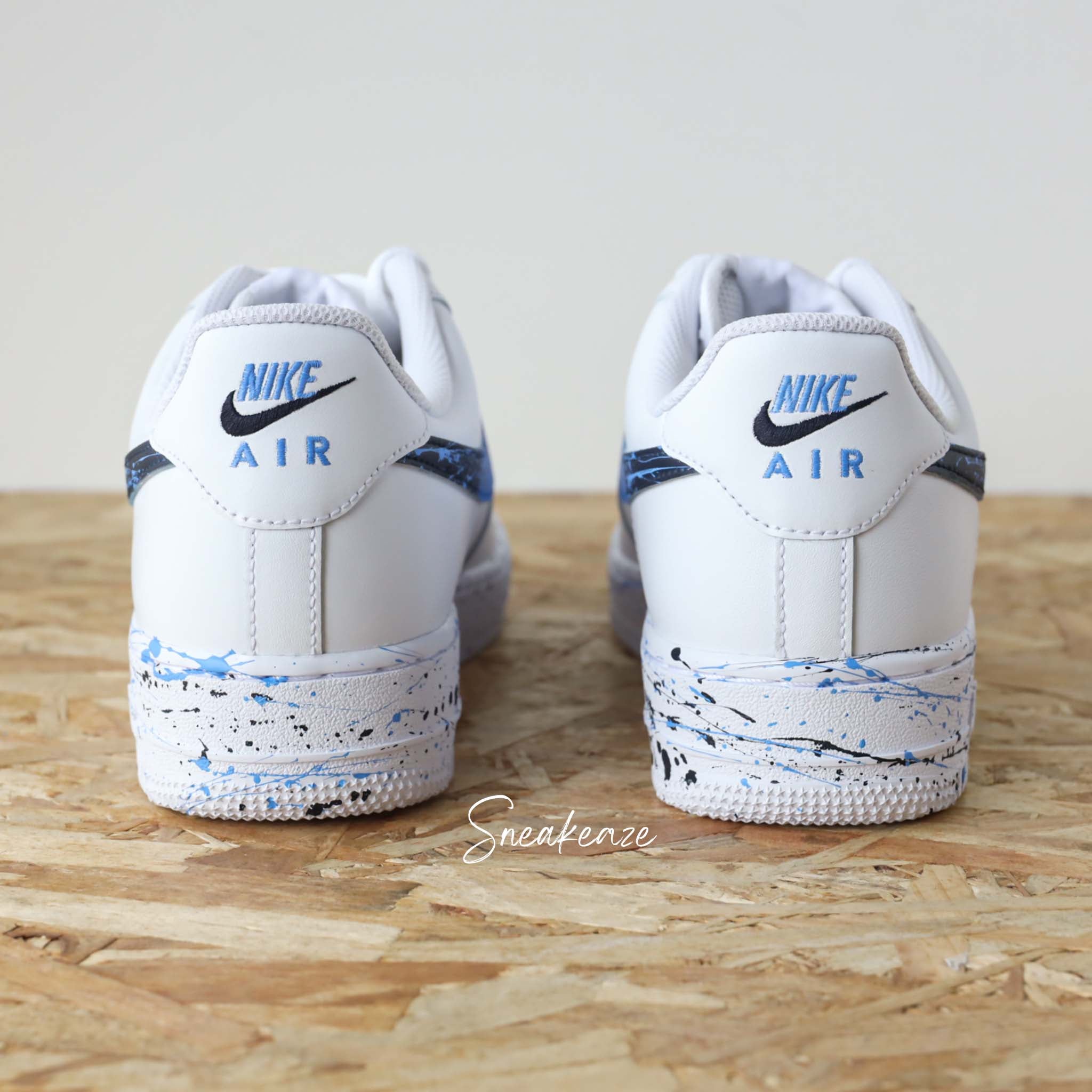 Nike air force 1 low white and blue online