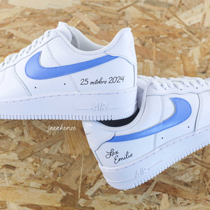 Prénoms & date (couleur au choix) - Air Force 1 custom