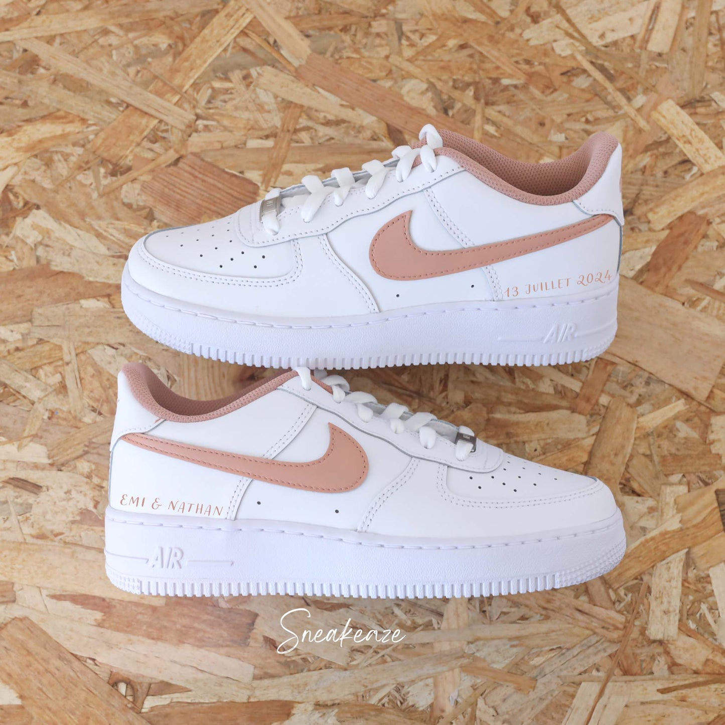 Prénoms & date - Air Force 1 custom