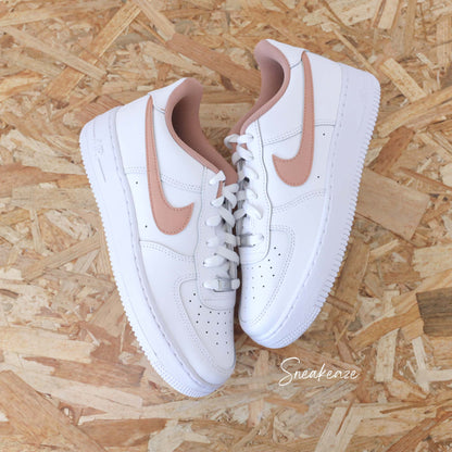 Swoosh & toile (couleur au choix) - Air Force 1 custom