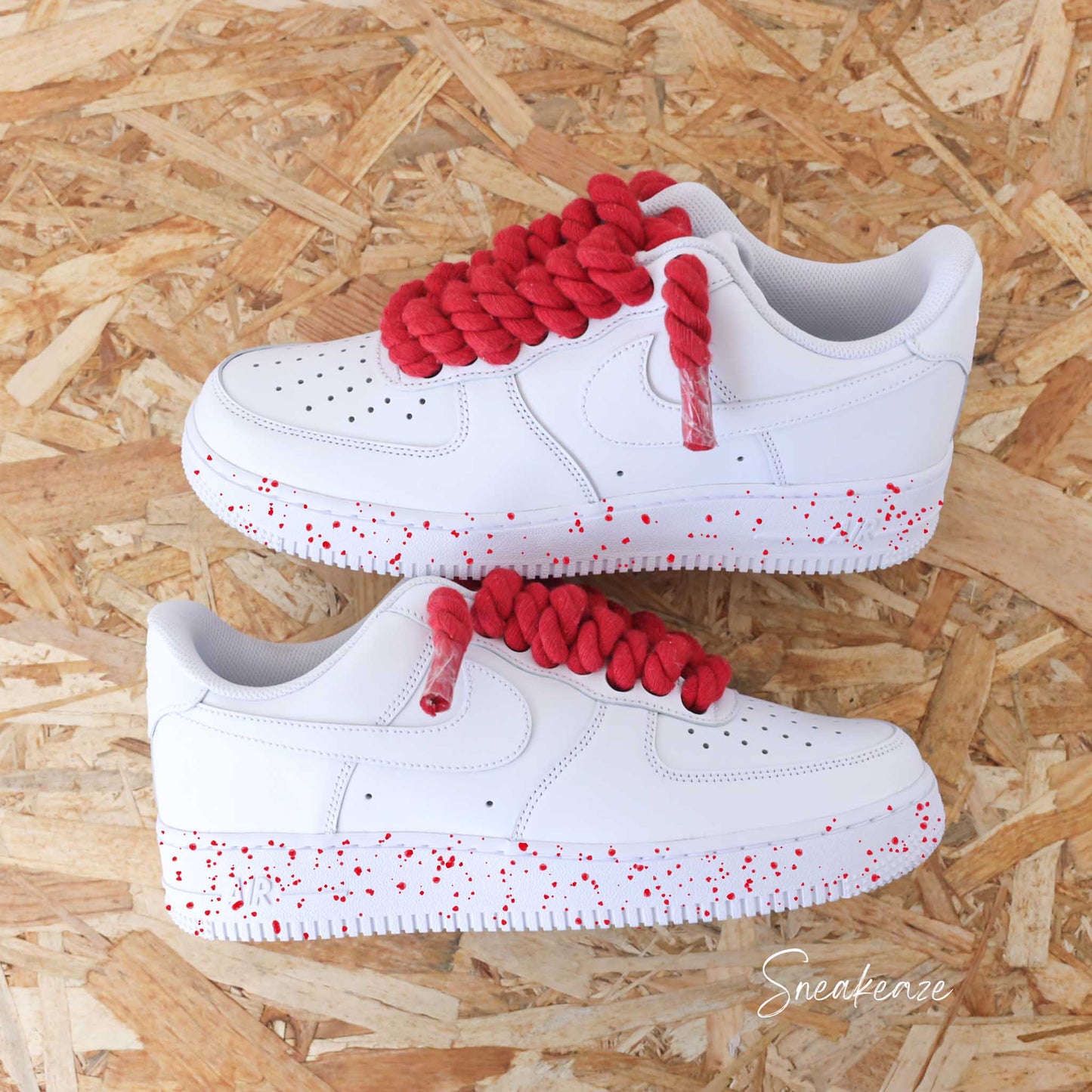 Rope Laces Splash (couleur au choix) - Air Force 1 custom